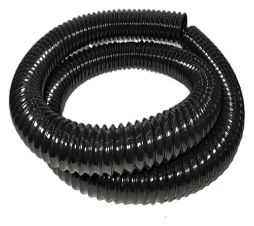 Schwarzer PU-Staubsammelschlauch, 260 mm Innendurchmesser, 1 m Länge, flexibler transparenter Vakuumschlauch for industrielle Staubabsaugung(1.5mm) von HLHLH