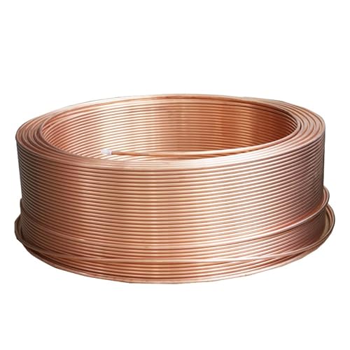 T2-Weichkupferspule, 1 m, 14/15,88/16 mm Außendurchmesser, flexibles Kupferrohr for Klimaanlagen, HLK, Kühlsysteme, Sanitäranlagen, biegbares nahtloses(Φ15.88x1.4 mm) von HLHLH