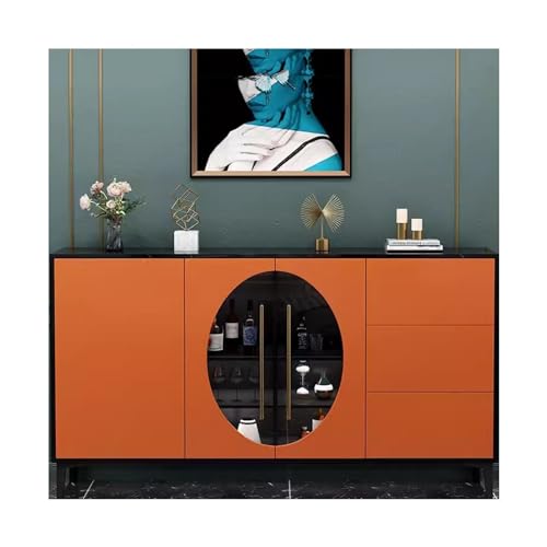 HLHLOP777 Kücheninsel Leichter Luxus-Inselschrank, moderner und einfacher Wandschrank for Wohnzimmer, Aufbewahrung und Lagerschrank Rollender Küchenwagen von HLHLOP777