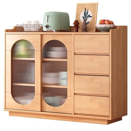 HLHLOP777 Lagerschrank Sideboard Haushalt Wohnzimmer Wandaufbewahrung Display Aufbewahrungsschrank Multifunktionsschrank Sideboard Buffetschrank von HLHLOP777