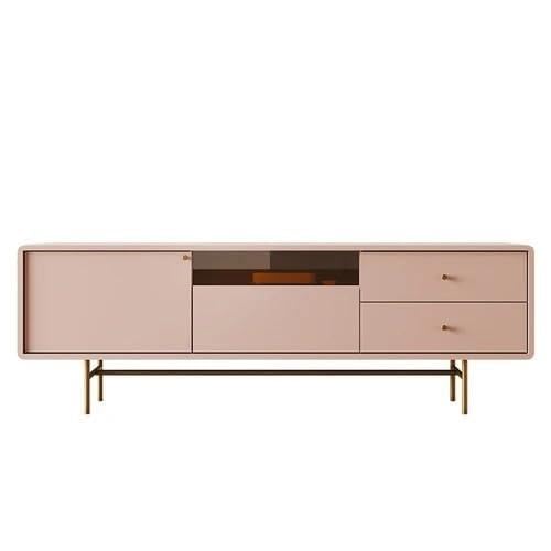 HLHLOP777 TV-Ständer Schlafzimmer, elegant, Wohnzimmer, Schrank, Organizer, Kunst, Aufbewahrung, Holz, Display, Vintage-Schrank, Design, Eckmöbel Fernsehständer(Color:210cm TV Cabinet) von HLHLOP777