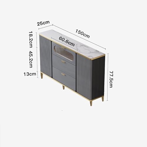 HLHLOP777 TV-Ständer TV-Schrank, ultradünn, modern, einfach am Fußende des Bettes, TV-Schrank im Hauptschlafzimmer Fernsehständer(Color:B) von HLHLOP777