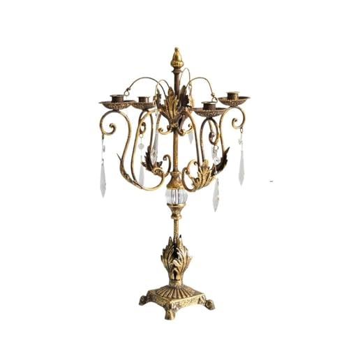Kerzenleuchter Land Romantische Eisen Kristall Leuchter Leuchter Ornamente Home Fashion Kerzenhalter Dekoration Kerzenhalter Kerzenleuchter Land Romantische Eisen Kristall Leuchter Leuchter Ornamente Home Fashion Kerzenhalter Dekoration Kerzenhalter von HLHLOP777