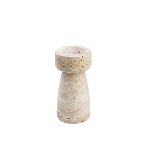 Kerzenleuchter Retro Stein Aromatherapie Kerzenhalter Desktop Dekoration Licht Luxus Kerzenständer Kerzenhalter(Klein) von HLHLOP777