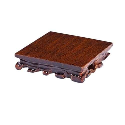 Pflanzständer Chinesische Retro Holz Display Basen Tee-Sets Blumentopf Rack Dekoration Pflanzenständer(XL) von HLHLOP777