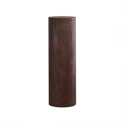 Pflanzständer Vintage Distressed Boden Ornament Basis, Wohnzimmer Teestube rund Holz Pier Pflanzenständer von HLHLOP777