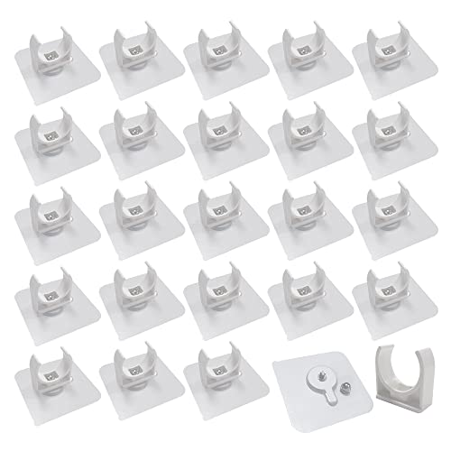 HLIWS 24 Stück Rohrschelle Klemmschelle 25 mm,360 Einstellbar Schlauchschellen,PVC-Selbstklebe-Rohrschellen,für Haus Gas Rohr,Wasserrohr,Teich,Garten HLIWS 24 Stück Rohrschelle Klemmschelle 25 mm,360 Einstellbar Schlauchschellen,PVC-Selbstklebe-Rohrschellen,für Haus Gas Rohr,Wasserrohr,Teich,Garten von HLIWS