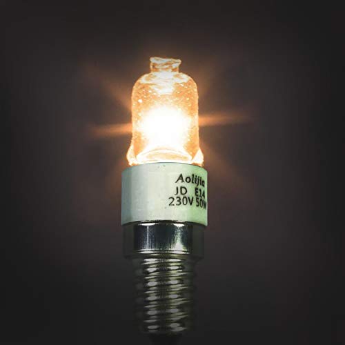 2 Stücke Halogen Backofenlampe G9 Oven Lampe 40W Hitzebeständige Halogen Glühbirnen, Warmweiß - 2600k, Bis 500 Grad von HLJS