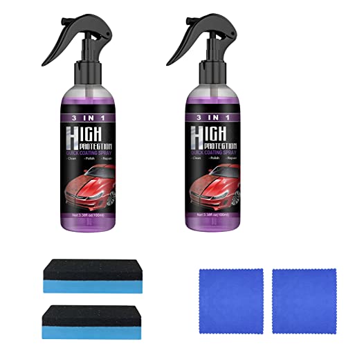 Nano Auto Kratzerentfernungsspray, Car Coating Spray, 3in1 High Protection Quick Scratch Removal Spray, Autolack Reparatur Auto Außen Restaurator Autopolitur, Auto Motorräder lack Reparatur von HLJS