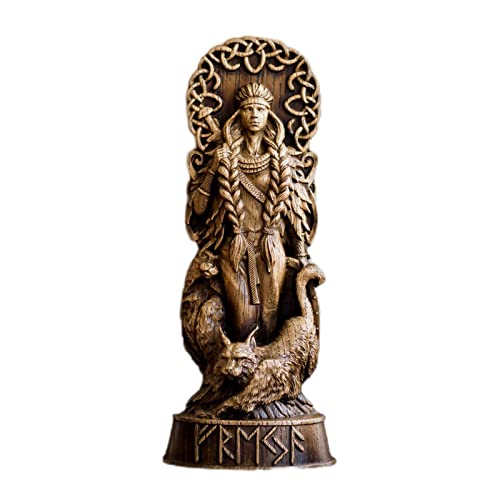 Nordischer Gott Harz Statue Odin/Thors/Loki/Freyja Figur Nordische Götter Figur Für Zeus Odin Thor Gebet Nordischer Gottanbeter Heimdekoration (# 1) von HLJS