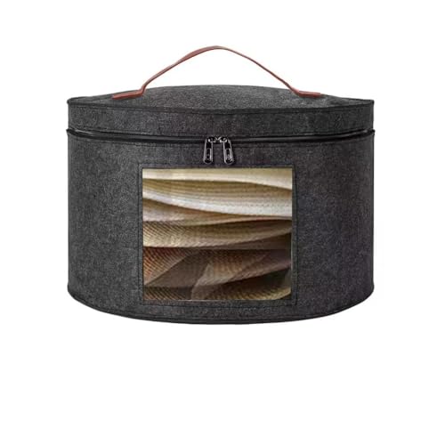 Round Hat Boxes with Lid, Large Hat Case, Hat Box, Pop Up Hat Storage Box, Round Organiser Transparent Decorative Cabinet Organiser Round Hat Boxes with Lid, Large Hat Case, Hat Box, Pop Up Hat Storage Box, Round Organiser Transparent Decorative Cabinet Organiser von HLQDLP