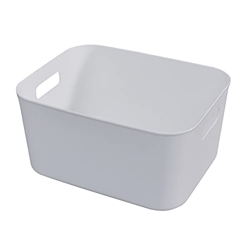 Aufbewahrungsbox, Kunststoff -Snack -Bin -Desktop -Schubladen Organisieren Sie Küchenspielzeugkleidung tragbare Lagerkörbe, in Homes Offices Lagerung (Farbe: Weiß, Größe: 11.1 * 4.1 * 3.7in) (weiß von HLRTBCN