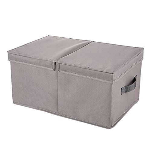 Aufbewahrungsbox, Oxford -Stoff Großer faltbarer Desktop Organisieren Sie Sundies Toys Books Tragbare Lagerkörbe, in Büros Schränken Aufbewahrung (Farbe: Grau mit Deckel, Größe: 17,7 * 11,2 * 8.7in) Aufbewahrungsbox, Oxford -Stoff Großer faltbarer Desktop Organisieren Sie Sundies Toys Books Tragbare Lagerkörbe, in Büros Schränken Aufbewahrung (Farbe: Grau mit Deckel, Größe: 17,7 * 11,2 * 8.7in) von HLRTBCN