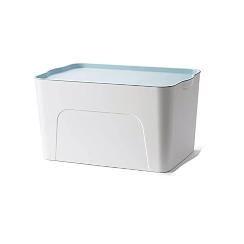 Aufbewahrungsbox mit Deckel, verdickter Kunststoff -Snack -Bin -Desktop -Organizer Küchenspielzeug Kleidung Tragbarer Speicherkorb für Home Office -Aufbewahrung (Farbe: Rosa, Größe: 11,6 * 16,7 * von HLRTBCN