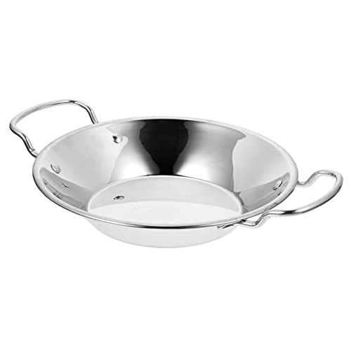 Edelstahl trockener Topf Wok Pfanne Deckel kleiner Bratpfanne Deckel Haushalt Kochen Wok Aqiong von HLRTBCN