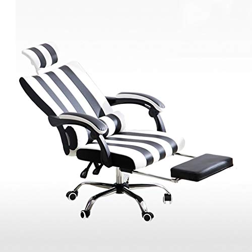 Ergonomic Office Chair Office Office Swivel Chair, High Rücken großer Sitz und Flip-up-Armlehnen-Computertisch Executive Chair mit Heben und rotierenden Kopfstütze (Farbe: B, Größe: ohne Fußstütze) Ergonomic Office Chair Office Office Swivel Chair, High Rücken großer Sitz und Flip-up-Armlehnen-Computertisch Executive Chair mit Heben und rotierenden Kopfstütze (Farbe: B, Größe: ohne Fußstütze) von HLRTBCN
