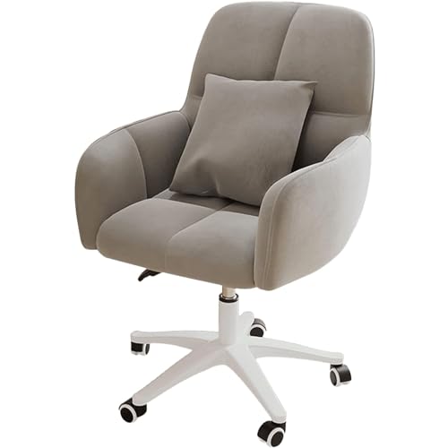 Ergonomic Office Stuhl 360 ° rotierende ergonomische Spielstuhl Einstellbare Bürokresorstuhl mit Kissen -Rückenunterstützung Computerstuhl für Rückenschmerzen Stylish Art Fabric Executive Seat Aqiong von HLRTBCN