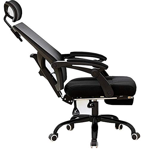 Ergonomic Office Stuhl Home Office Desk Chair, Executive Office Chair einstellbare Kopfstütze und Lendenwirbelsäule Schwenkmaler Computerstuhl Atmungsbekömmliche Mesh Rücken Neigung Schloss Funktion Ergonomic Office Stuhl Home Office Desk Chair, Executive Office Chair einstellbare Kopfstütze und Lendenwirbelsäule Schwenkmaler Computerstuhl Atmungsbekömmliche Mesh Rücken Neigung Schloss Funktion von HLRTBCN