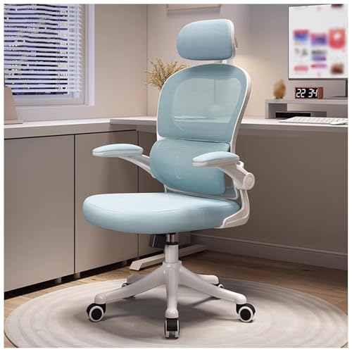 Ergonomischer Amtstuhl, Hochleistungs -Vorsitzender des Executive Tasks mit adaptiver Lendenwirbelsäuschung und Kopfstütze, atmungsaktives Mesh -Schwenk -Schreibtischstuhl mit Flip -up -Armlehne Ergonomischer Amtstuhl, Hochleistungs -Vorsitzender des Executive Tasks mit adaptiver Lendenwirbelsäuschung und Kopfstütze, atmungsaktives Mesh -Schwenk -Schreibtischstuhl mit Flip -up -Armlehne von HLRTBCN