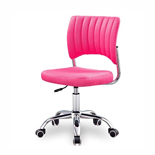 Ergonomischer Bürostuhlstuhl, Computerstuhl ohne Armlehne Heben Rückenlehne Schreibtisch Stuhl sitzende Komfort kleines Hotel Lobby Rezeption Schwenkstuhl (Color : C) Aqiong von HLRTBCN