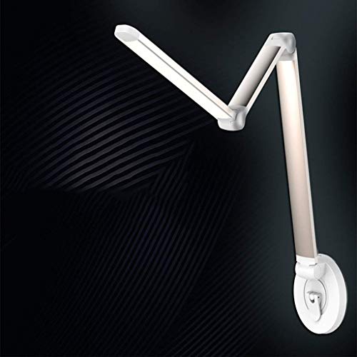 HLRTBCN Aqiong LED Tischlampe Faltbare Tischlampe für Studenten mit Saugnapf und 3-stufiger Intensitätsbasis von HLRTBCN
