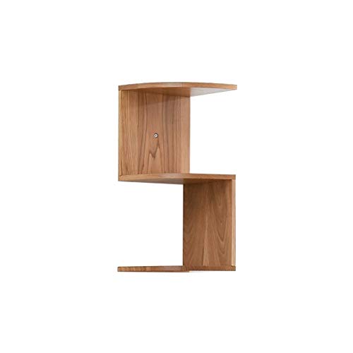 HLRTBCN Bücherregal Dreischicht fünfstöckige einfache Bücherregalstudienschlafzimmer Wandhänge mit Multifunktionen Home Storage Rack Bücherregal (Größe: B) Aqiong von HLRTBCN