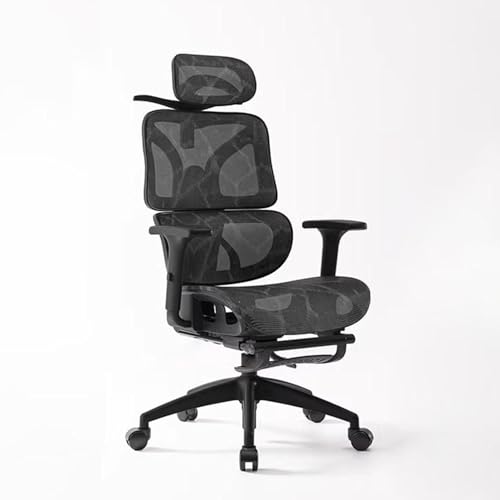 HLRTBCN Ergonomic Office Chair Atmable Mesh Office Chair, bequemer Ergonomic Executive Task Stuhl mit einstellbar Aqiong von HLRTBCN