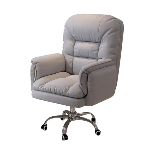 HLRTBCN Ergonomic Office Chair Ergonomic Einstellbarer Bürostuhl 360 ° Drehleistung Computerstuhl mit gepolsterter Rückenlehne ideal für Home Office und Gaming komfortable Schreibtischsitze Aqiong von HLRTBCN
