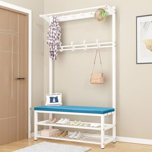 HLRTBCN Ergonomic Office Chair Industrial Coat Rack Schuhbank Eingangsaufbewahrung 3-in-1-Hallbaum mit abnehmbarem Regal-Einfache Montage, perfekt für kleine Räume Eingangs Aqiong HLRTBCN Ergonomic Office Chair Industrial Coat Rack Schuhbank Eingangsaufbewahrung 3-in-1-Hallbaum mit abnehmbarem Regal-Einfache Montage, perfekt für kleine Räume Eingangs Aqiong von HLRTBCN