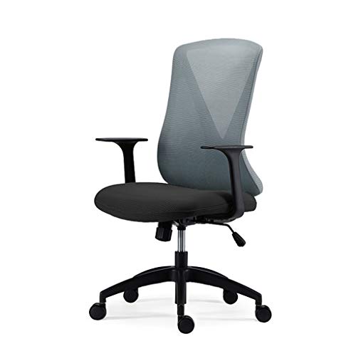 HLRTBCN Ergonomic Office Chair Office Chairs, leitender Mesh -Computerstuhl mit hoher Storage -Rückenlehne, Einstellbarer Dreh- und Armlehnen -Lendenwirbelseiterschalter (Farbe: B) Aqiong von HLRTBCN