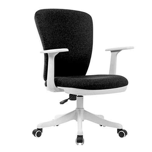 HLRTBCN Ergonomic Office Chair Office Office Schwenkstuhl, ergonomischer Schreibtischstuhl, Verstellbarer Computerstuhl, Stoff Sessel, 5 Farben (Farbe: C) Aqiong von HLRTBCN