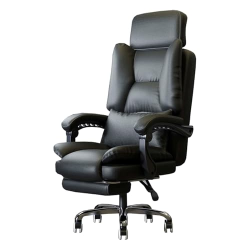 HLRTBCN Ergonomic Office Stuhl Arbeit Auftrieb Schreibtisch PU Leder Schwenk Executive Neigung Liege Höhe Einstellung Computer mit Fußstütze Komfort Aqiong HLRTBCN Ergonomic Office Stuhl Arbeit Auftrieb Schreibtisch PU Leder Schwenk Executive Neigung Liege Höhe Einstellung Computer mit Fußstütze Komfort Aqiong von HLRTBCN