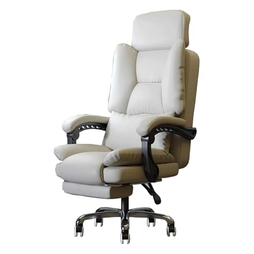 HLRTBCN Ergonomic Office Stuhl Arbeit Auftrieb Schreibtisch PU Leder Schwenk Executive Neigung Liege Höhe Einstellung Computer mit Fußstütze Komfort Aqiong HLRTBCN Ergonomic Office Stuhl Arbeit Auftrieb Schreibtisch PU Leder Schwenk Executive Neigung Liege Höhe Einstellung Computer mit Fußstütze Komfort Aqiong von HLRTBCN