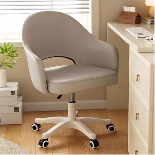HLRTBCN Ergonomic Office Stuhl Arbeit Computer Schreibtisch Leder gepolstertes Haus mit verstellbaren Schwenkrädern Aufgabe Komfort Aqiong von HLRTBCN