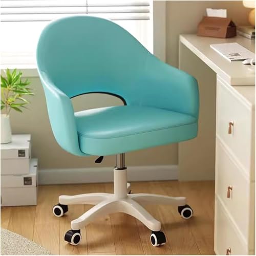HLRTBCN Ergonomic Office Stuhl Arbeit Computer Schreibtisch Leder gepolstertes Haus mit verstellbaren Schwenkrädern Aufgabe Komfort Aqiong von HLRTBCN