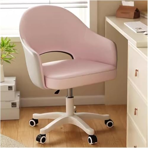HLRTBCN Ergonomic Office Stuhl Arbeit Computer Schreibtisch Leder gepolstertes Haus mit verstellbaren Schwenkrädern Aufgabe Komfort Aqiong von HLRTBCN
