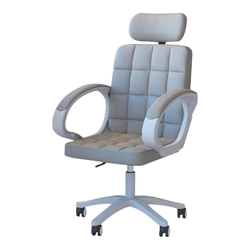 HLRTBCN Ergonomic Office Stuhl Arbeit Home Desk Einstellbarer lässig mit weichem Sitzkissen und Kopfstütze 360 ° kostenloser Drehcomputerkomfort Aqiong HLRTBCN Ergonomic Office Stuhl Arbeit Home Desk Einstellbarer lässig mit weichem Sitzkissen und Kopfstütze 360 ° kostenloser Drehcomputerkomfort Aqiong von HLRTBCN
