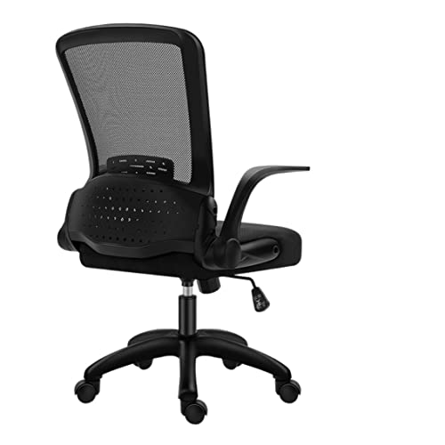HLRTBCN Ergonomic Office Stuhl Desk Stuhl, Schwenkbüro Liegestuhl mit atmungsaktivem Mesh Desk Chair mit einstellbaren Flip-up-Waffenlenden-Stuhlstuhl (B) Aqiong von HLRTBCN