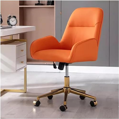 HLRTBCN Ergonomic Office Stuhl Tasks bequemer PU Leder -Schreibtisch Verstellbarer Drehschreiber Last 250 lbs Aqiong von HLRTBCN