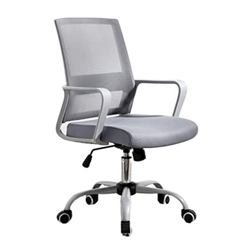 HLRTBCN Ergonomischer Amtstuhl im Mittelverteidiger Office Chair, Verstellbarer Konferenzstuhl, rotierende Computertische und Stühle, mit Armlehnen, 4 Farben (Farbe: A-2) Aqiong von HLRTBCN