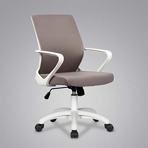 HLRTBCN Ergonomischer Bürostuhl, ergonomischer Drehstuhl mit mittlerer Rückenlehne, verstellbarer Stoffnetz-Bürostuhl, Computer-Arbeitsstuhl mit Komfort, atmungsaktiver Lendenwirbelstütze (Farbe: B HLRTBCN Ergonomischer Bürostuhl, ergonomischer Drehstuhl mit mittlerer Rückenlehne, verstellbarer Stoffnetz-Bürostuhl, Computer-Arbeitsstuhl mit Komfort, atmungsaktiver Lendenwirbelstütze (Farbe: B von HLRTBCN