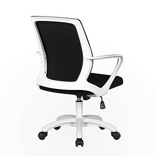 HLRTBCN Ergonomischer Bürostuhl, ergonomischer Drehstuhl mit mittlerer Rückenlehne, verstellbarer Stoffnetz-Bürostuhl, Computer-Arbeitsstuhl mit Komfort, atmungsaktiver Lendenwirbelstütze (Farbe: D HLRTBCN Ergonomischer Bürostuhl, ergonomischer Drehstuhl mit mittlerer Rückenlehne, verstellbarer Stoffnetz-Bürostuhl, Computer-Arbeitsstuhl mit Komfort, atmungsaktiver Lendenwirbelstütze (Farbe: D von HLRTBCN