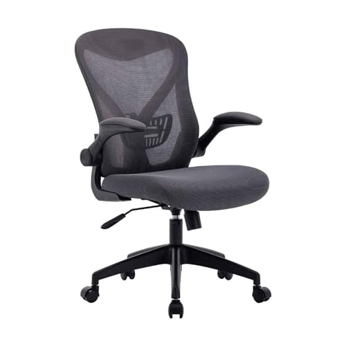 HLRTBCN Ergonomischer Bürostuhl Arbeit mit mittlerer Rückenreversibler Armlehnenschreibtisch Atmungsaktives Mesh Drehhöhe Einstellbarer Aufgabenkomfort Aqiong HLRTBCN Ergonomischer Bürostuhl Arbeit mit mittlerer Rückenreversibler Armlehnenschreibtisch Atmungsaktives Mesh Drehhöhe Einstellbarer Aufgabenkomfort Aqiong von HLRTBCN