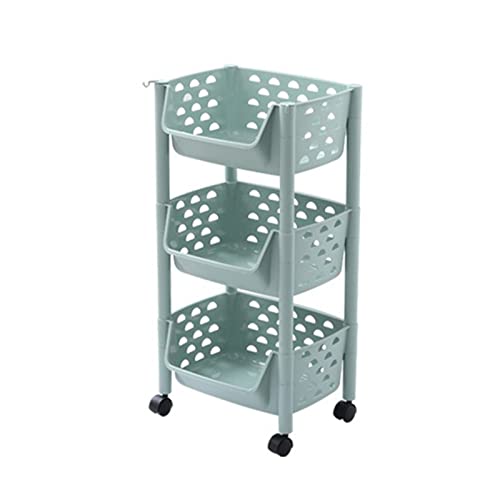 HLRTBCN Küche Lagerschränke Küche Gemüse Korb Rack Boden mehrschichtige Gemüse Obst und Gemüse Spielzeug Aufbewahrungskablkorb Hauswagen Küchenregale Aqiong HLRTBCN Küche Lagerschränke Küche Gemüse Korb Rack Boden mehrschichtige Gemüse Obst und Gemüse Spielzeug Aufbewahrungskablkorb Hauswagen Küchenregale Aqiong von HLRTBCN
