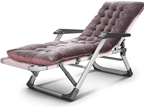 HLRTBCN Leichte Lokus mit Schwerpunkt, Klappdeckstühle Breitere Massage Armlehne Sun Liegestütze Verstellbare Liegestühle Relaxer -Pad -Kissen 200 kg Aqiong von HLRTBCN
