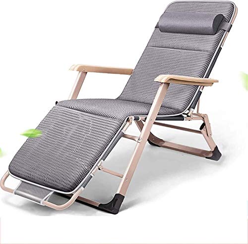HLRTBCN Leichtgewichtige Schwerkraft Lounge Stuhl, Klappdeckstühle breiter Massage Armlehnen Aqiong von HLRTBCN