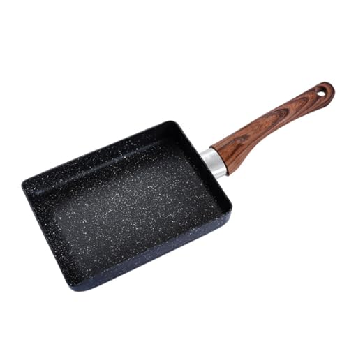 HLRTBCN Non -Stick -Bratpfanne zum Frühstück Kochen Pfanne für Eier und Pfannkuchen Frühstücksklemme für Heim- und Restaurant -Schwarz -Nutzung Aqiong von HLRTBCN