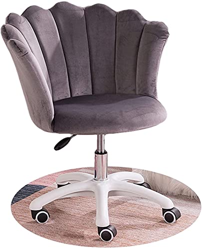 HLRTBCN Office Chair Ergonomic Dark Grey mit samtbezogenem Sitz, Blütenblatt eingewickeltes Design, Schwenkfunktion, ideal für Home &, stilvoller Computerschreibtischstuhl Aqiong HLRTBCN Office Chair Ergonomic Dark Grey mit samtbezogenem Sitz, Blütenblatt eingewickeltes Design, Schwenkfunktion, ideal für Home &, stilvoller Computerschreibtischstuhl Aqiong von HLRTBCN