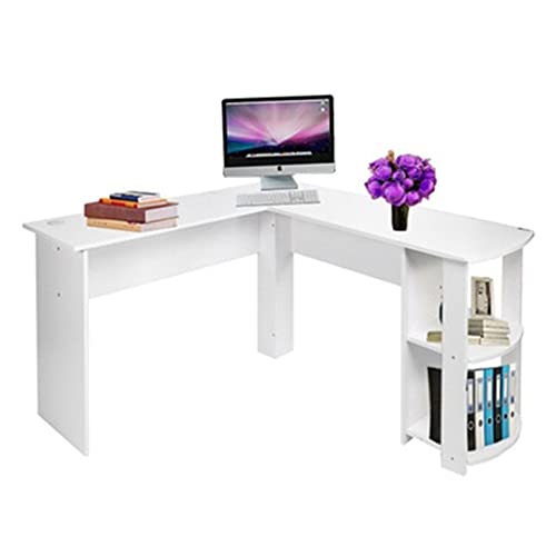 HLRTBCN PC-Tabelle einfache Moderne 2 in 1 L-förmigen Laptop-Schreibtisch mit Bücherregal weißer Eckschreibtisch Multifunktionales Studien Workstation Home Office Möbel Kleiner Schreibtisch Aqiong HLRTBCN PC-Tabelle einfache Moderne 2 in 1 L-förmigen Laptop-Schreibtisch mit Bücherregal weißer Eckschreibtisch Multifunktionales Studien Workstation Home Office Möbel Kleiner Schreibtisch Aqiong von HLRTBCN