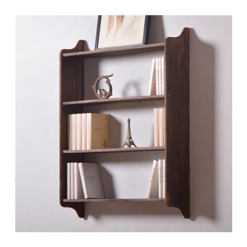 HLRTBCN Wanddekoration Wand hängende Regalwand Hanging, Massive Holzwand Einfacher Speicherdekoration Buchhandlung, kreative Wandlaminierung für Familien (L) Aqiong von HLRTBCN